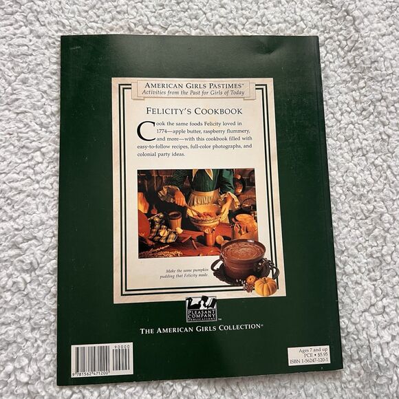 American Girl Felicity's Cookbook A Peek at Dining in the Past Cookbook - Picture 2 of 9